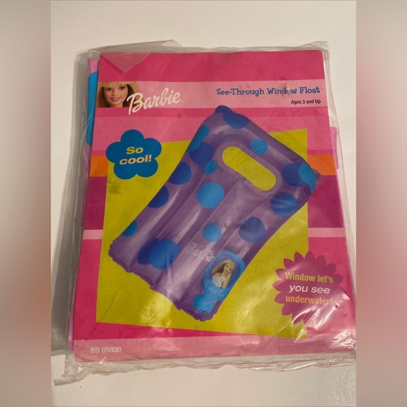 Barbie Pool Inflatable- Pool Float- Inflatable Raft-Swimming. See Through Window - Picture 3 of 6